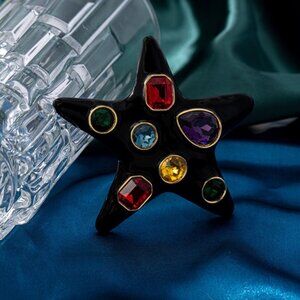 Alexis Bittar Starfish Enamel Collection Brooch